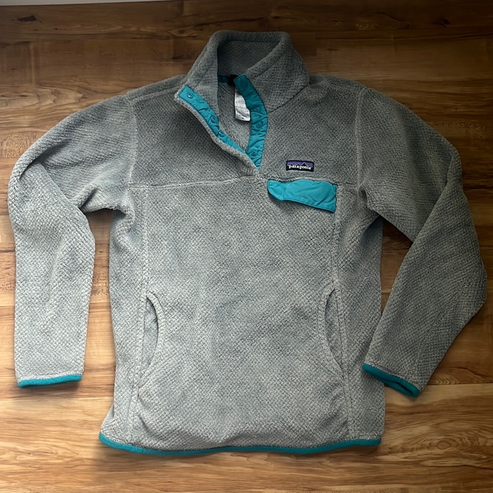 Patagonia Gray Fleece Pullover